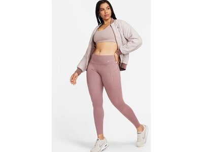 NIKE Damen W NK DF GO MR TGHT Braun