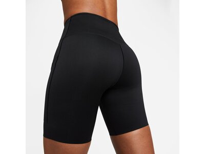 NIKE Damen Shorts W NK DF GO HR 8IN SHORT Schwarz