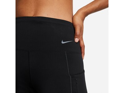 NIKE Damen Shorts W NK DF GO HR 8IN SHORT Schwarz