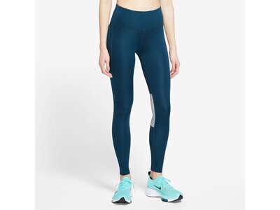 NIKE Damen W NK DF FAST SW RN MR 7/8 TGHT Blau