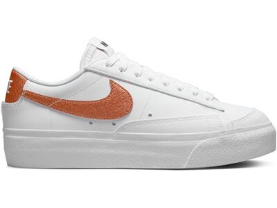 NIKE Damen Freizeitschuhe W BLAZER LOW PLATFORM ESS Weiß