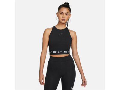 NIKE Damen Shirt W NSW CROP TAPE TOP Schwarz