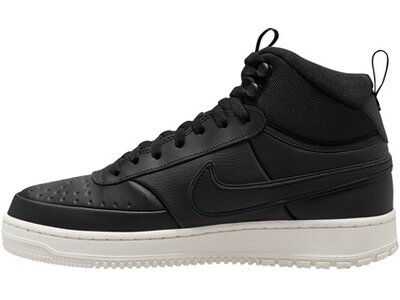 NIKE Herren Freizeitschuhe COURT VISION MID WNTR Schwarz