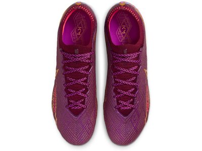 NIKE Herren Fussball-Rasenschuhe ZOOM VAPOR 15 ELITE KM FG Rot