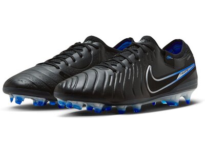 NIKE Herren Fussball-Rasenschuhe LEGEND 10 ELITE FG Schwarz