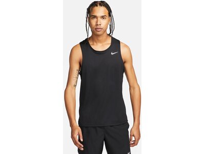 NIKE Herren M NK DF MILER TANK Schwarz