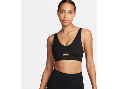 NIKE Damen Top W NK DF INDY PLUNGE CUTOUT BRA Weiß