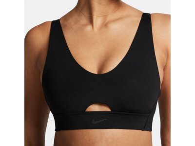 NIKE Damen Top W NK DF INDY PLUNGE CUTOUT BRA Weiß