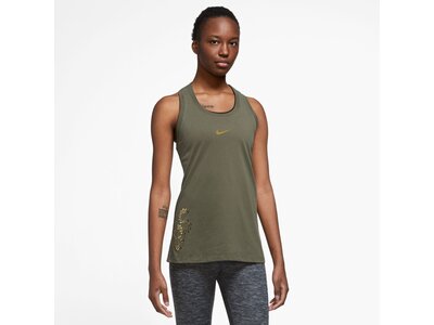 NIKE Damen Shirt W NK DF TANK PRO Grün