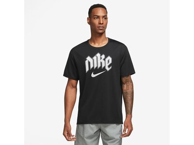 NIKE Herren M NK DF RUN DVN MILER SS Weiß