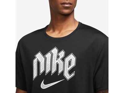 NIKE Herren M NK DF RUN DVN MILER SS Weiß