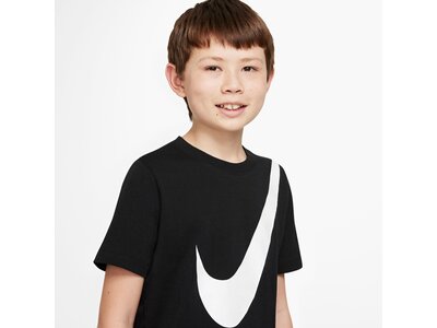 NIKE Kinder Shirt B NSW TEE SWOOSH HO22 Schwarz