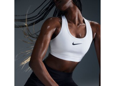 NIKE Damen Top W NK DF SWSH HGH SPT BRA Weiß