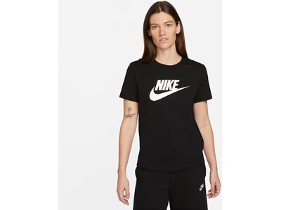 NIKE Damen Shirt W NSW TEE ESSNTL ICN FTRA Schwarz