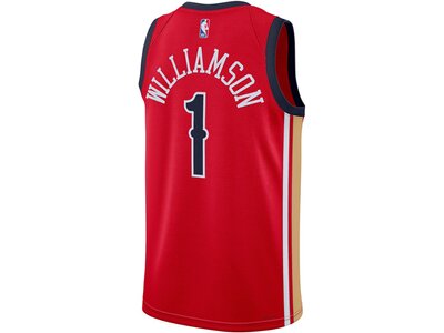 NIKE Herren Fantrikot Zion Williamson New Orleans Pelicans 2023/24 Statement Edition Jordan Dri-FIT Rot