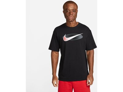 NIKE Herren Shirt M NSW TEE M90 12MO SWOOSH Schwarz