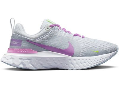 NIKE Damen Laufschuhe W REACT INFINITY RUN FK 3 Silber