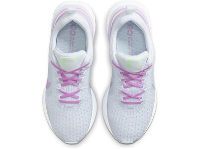 NIKE Damen Laufschuhe W REACT INFINITY RUN FK 3 Silber