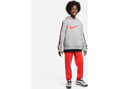 NIKE Kinder Kapuzensweat B NSW REPEAT SW FLC PO HOOD BB Grau