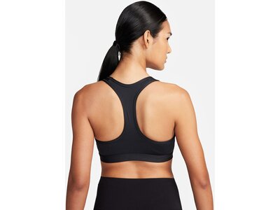 NIKE Damen Top W NK SWSH MED SPT FUTURA BRA Schwarz