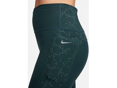 NIKE Damen Tights W NK DF FST MR 7/8 TGHT SNL NV Blau