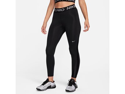 NIKE Damen Tight W NP DF MR 7/8 TGHT SHINE Schwarz