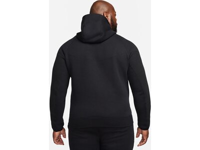 NIKE Herren Unterjacke M NK TCH FLC FZ WR HOODIE Schwarz