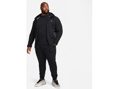 NIKE Herren Unterjacke M NK TCH FLC FZ WR HOODIE Schwarz
