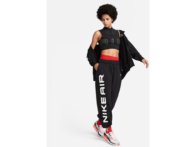 NIKE Damen Unterjacke W NSW AIR FLC OS FZ HD Schwarz