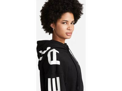 NIKE Damen Unterjacke W NSW AIR FLC OS FZ HD Schwarz
