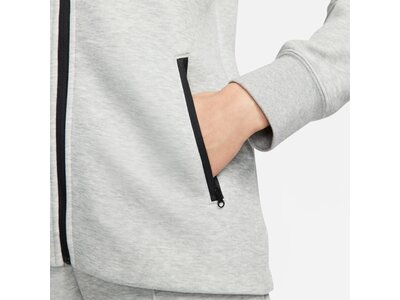 NIKE Damen Unterjacke W NSW TCH FLC WR FZ HDY Grau