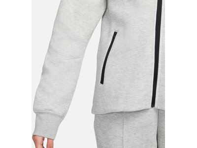 NIKE Damen Unterjacke W NSW TCH FLC WR FZ HDY Grau