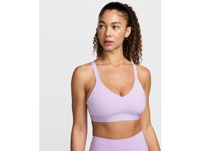 NIKE Damen BH W NK DF INDY MED SPT BRA Lila