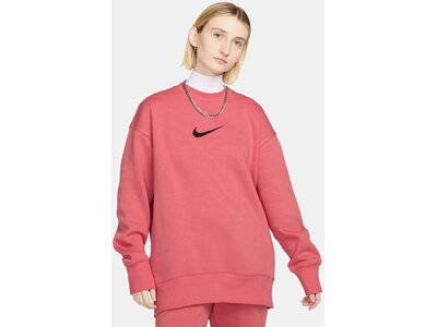 NIKE Damen Sweatshirt W NSW FLC OS CREW MS Weiß
