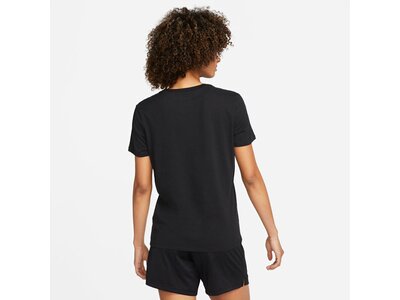 NIKE Damen Shirt W NK DF TEE SWOOSH Schwarz