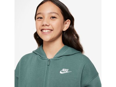 NIKE Kinder Unterjacke G NSW CLUB FLC OVRSZD FZ LBR Weiß