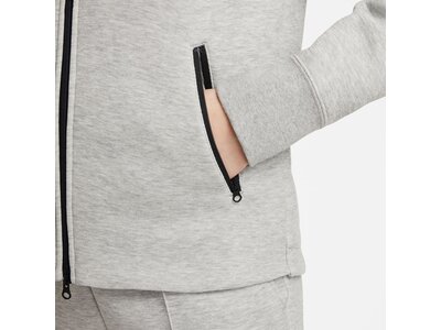 NIKE Kinder Unterjacke G NSW TCH FLC HD FZ LS Grau