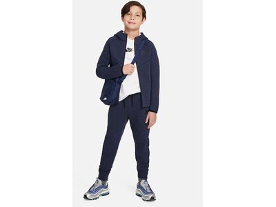 NIKE Kinder Unterjacke B NSW TECH FLC FZ Blau
