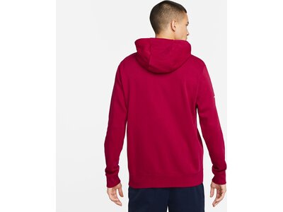 NIKE Herren Fanjacke FCB M NSW CLUB HOODIE FZ FT Rot