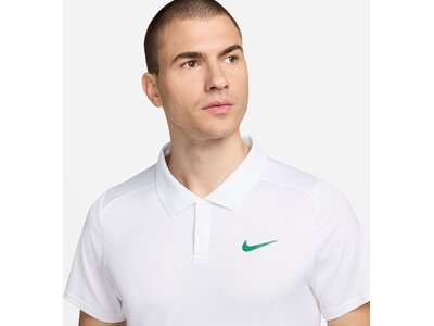 NIKE Herren Polo NikeCourt Advantage Weiß