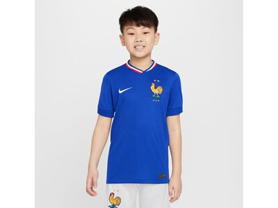 NIKE Kinder Fantrikot FFF 2024 Stadium Home Big Kids' Dri-FIT Soccer Replica Jersey Blau