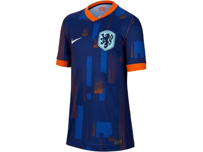 NIKE Kinder Fantrikot Netherlands 2024 Stadium Away Big Kids' Dri-FIT Soccer Replica Jersey Blau