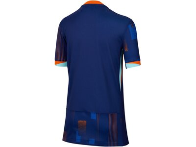 NIKE Kinder Fantrikot Netherlands 2024 Stadium Away Big Kids' Dri-FIT Soccer Replica Jersey Blau