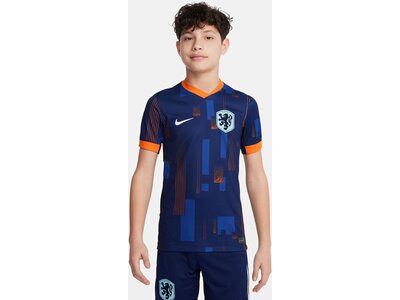 NIKE Kinder Fantrikot Netherlands 2024 Stadium Away Big Kids' Dri-FIT Soccer Replica Jersey Blau