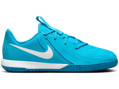 NIKE Kinder Fussball-Hallenschuhe JR PHANTOM GX II ACADEMY IC Blau