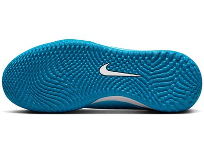 NIKE Kinder Fussball-Hallenschuhe JR PHANTOM GX II ACADEMY IC Blau