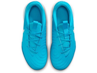 NIKE Kinder Fussball-Hallenschuhe JR PHANTOM GX II ACADEMY IC Blau