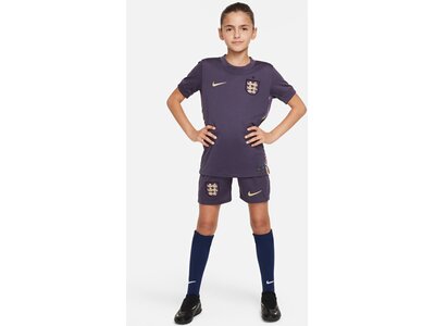 NIKE Kinder Fantrikot England 2024 Stadium Away Big Kids' Dri-FIT Soccer Replica Jersey Schwarz
