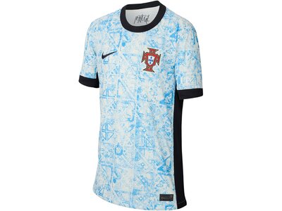 NIKE Kinder Fantrikot Portugal 2024 Stadium Away Big Kids' Dri-FIT Soccer Replica Jersey Blau