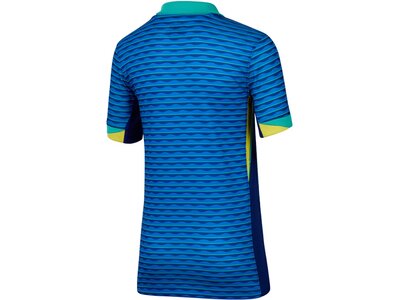 NIKE Kinder Fantrikot Brazil 2024 Stadium Away Dri-FIT Blau